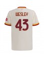 AS Roma Wesley Franca #43 Venkovní Dres 2026-27 Krátký Rukáv AS Roma Wesley Franca #43 Venkovní Dres 2026-27 Krátký Rukáv